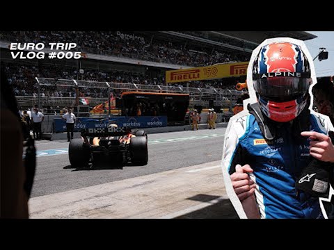 Gypsy Tales Eurotrip Vlog 5 - Spanish Grand Prix with Daniel Ricciardo & Jack Doohan on the podium