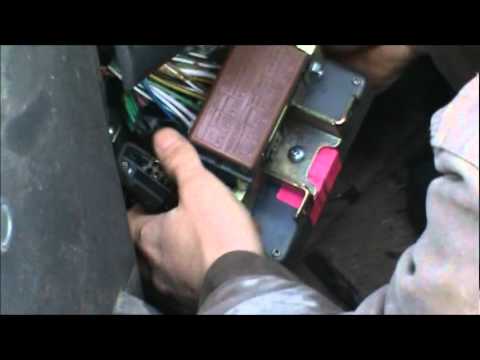 ECM Removal - YouTube 1991 freightliner fuse box 