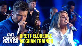 Brett Eldredge &amp; Meghan Trainor Perform &#39;Islands In the Stream&#39; | CMT Crossroads