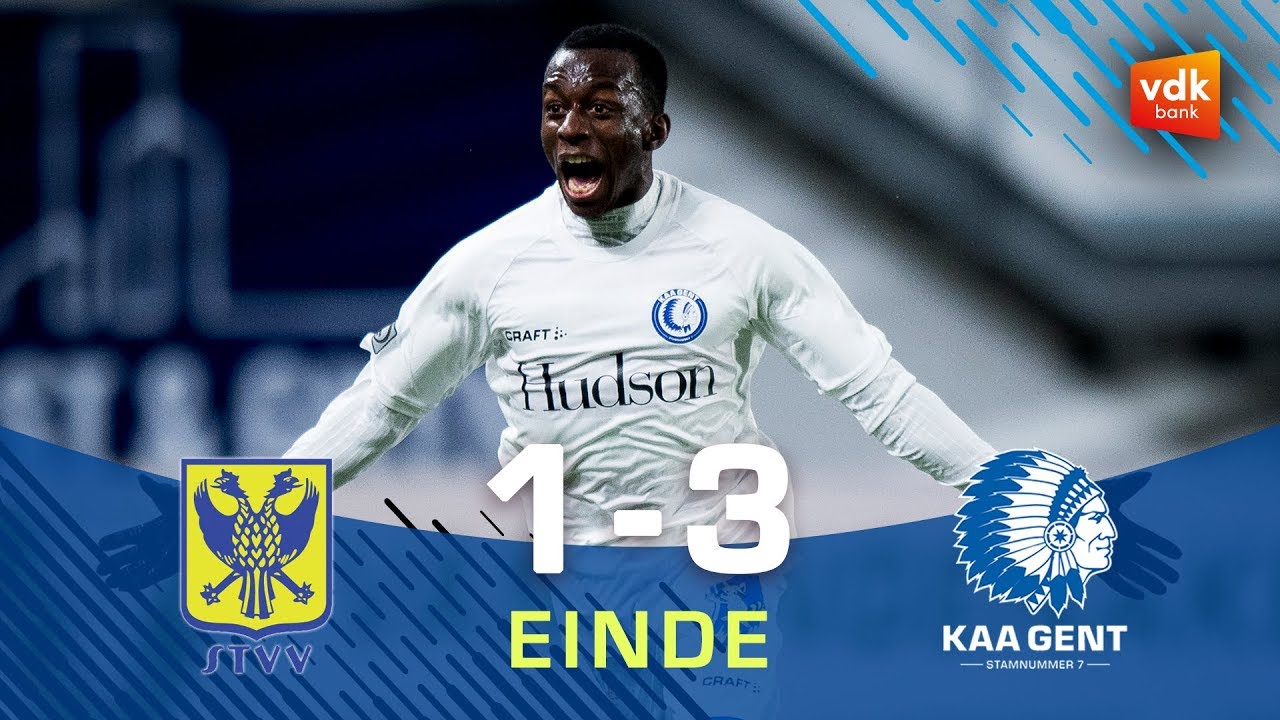 STVV-KAA GENT: 1-3 (Croky Cup kwartfinale)