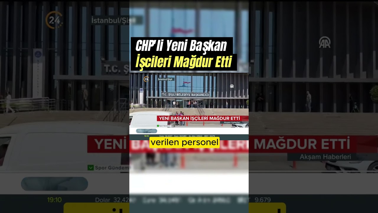 CHP’li Yeni Başkan İşçileri Mağdur Etti #gündem #haber #shorts