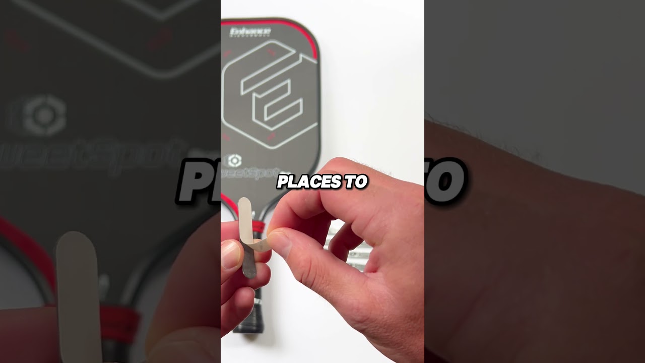 How to Customize Your Pickleball Paddle With Lead, Part 2