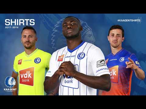 New KAA Gent shirts for 2017-2018