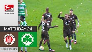 St. Pauli Continues Winning Streak! | St. Pauli — Greuther Fürth 2-1 | MD 24 – Bundesliga 2 — 22/23