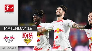 Szoboszlai brace decides Game | Leipzig — VfB Stuttgart 2-1 | Highlights | MD 18 – Bundesliga 22/23