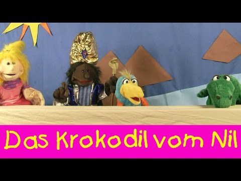 Das Krokodil vom Nil || Kinderlieder Puppenvideo