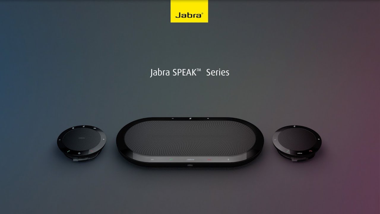 Video Jabra SPEAK 810 MS - Bluetooth Conference Speakerphone, Optimized for Skype for Business