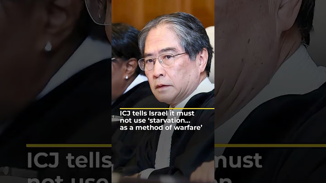 ICJ tells Israel it must not use ‘starvation... as a method of warfare’