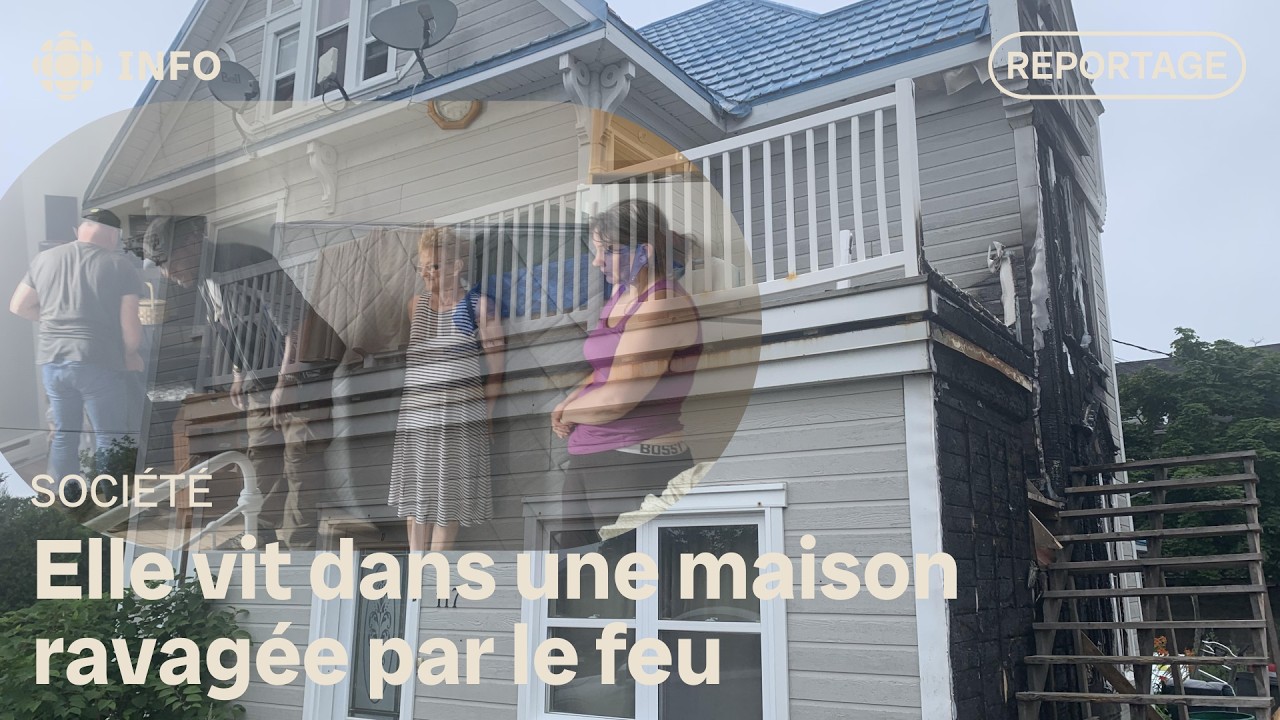 Faute de logement, elle vit dans une maison ravagée par le feu
