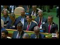 WATCH: Trump calls climate change ‘the greatest con job ever perpetrated on the world’  - 05:35 min - News - Video