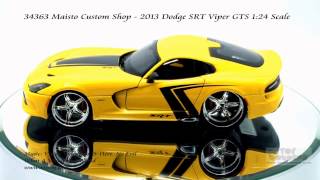 MAISTO Автомодель (1:24) 2013 SRT Viper GTS жёлтый - тюнинг (31363 yellow)
