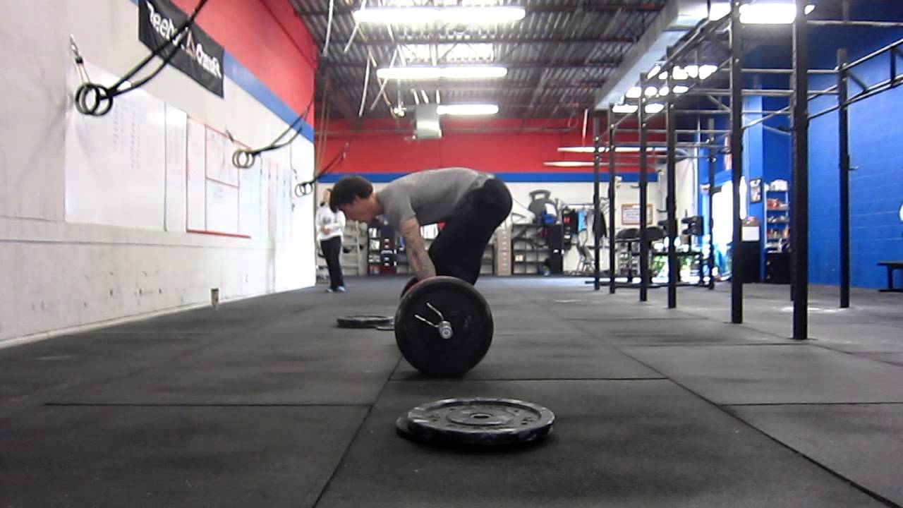 Power Clean And Squat Jerk At 125kg/275lb.