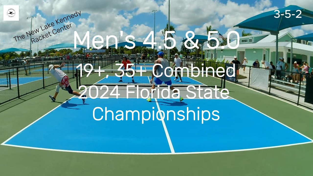 Men's Doubles 4.5 & 5.0 Combined, Age: 19+, 35+ Pickleball Tournament