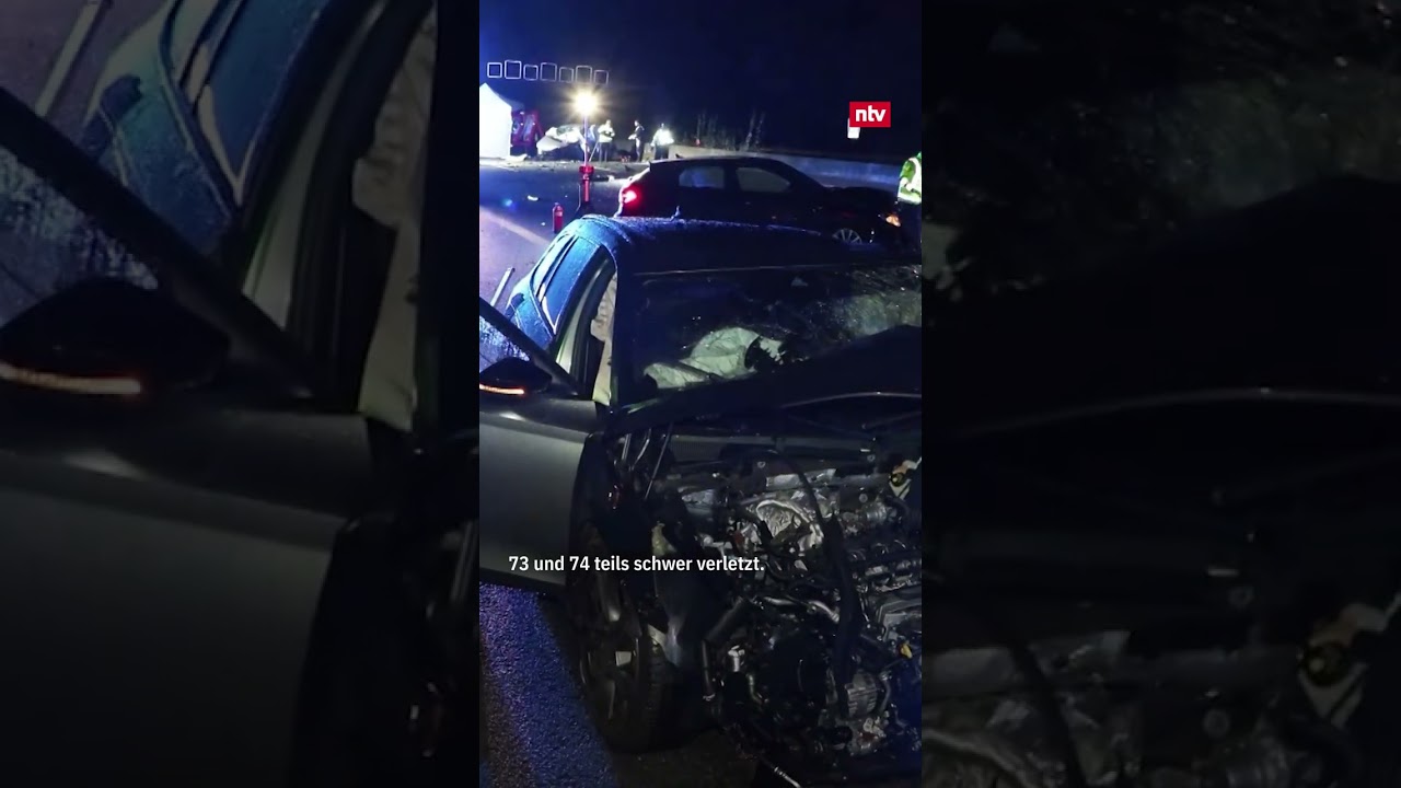 85-jähriger Geisterfahrer kracht frontal in Autos auf A3 | ntv