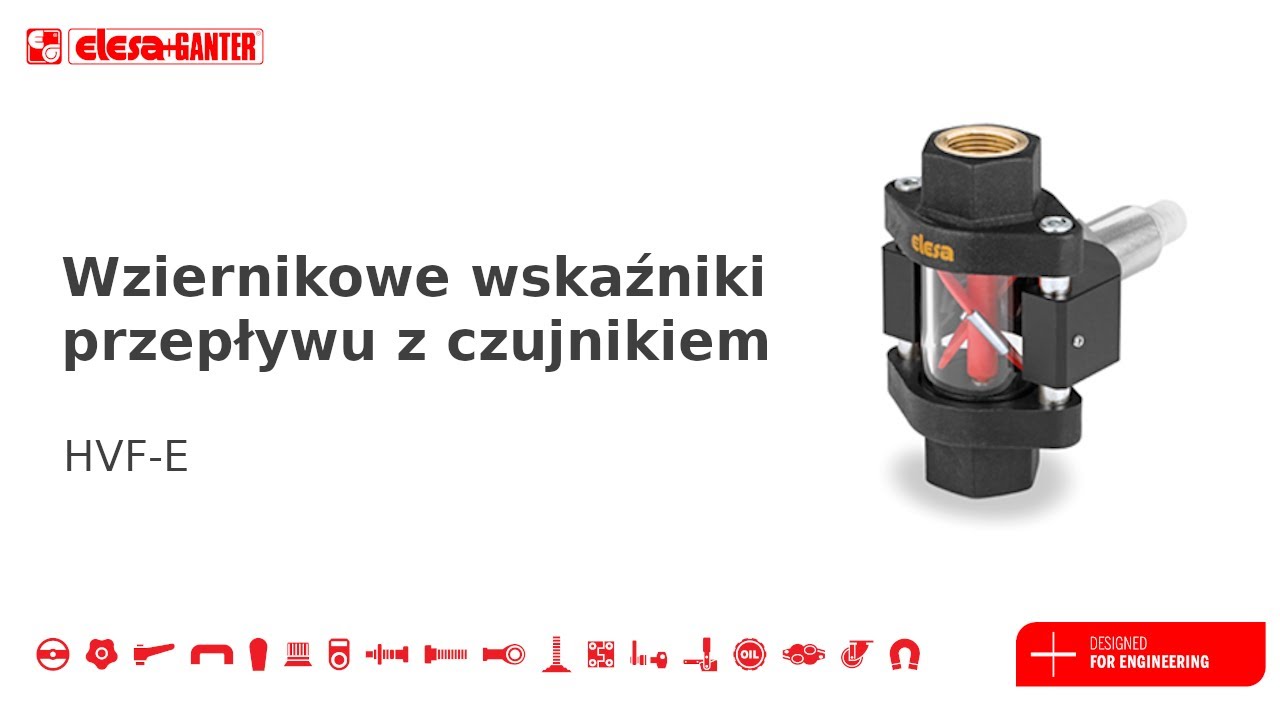 Wziernikowe wskaźniki przepływu z czujnikiem - HVF-E video