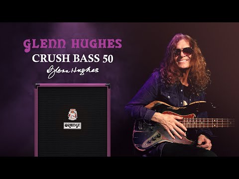 Orange Limited Edition Glenn Hughes (Deep Purple) Signature Crush Bass 50 - 50W Bass Combo Amplifier, Purple
