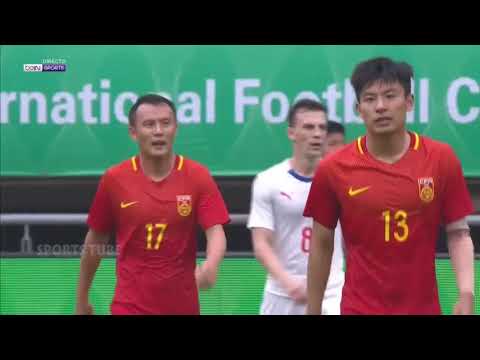 선제골까지 넣었지만 참패, 중국 vs 체코 1-4 친선경기 하이라이트