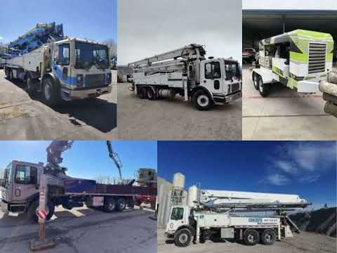 Used Concrete Pump Trucks for Sale