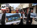 Demonstration held in Palestinian refugee camp in Lebanon