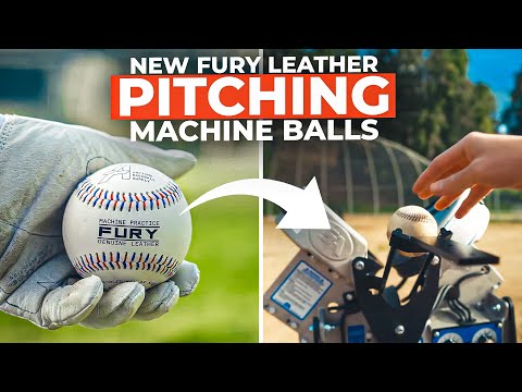 The All-New Fury Leather Pitching Machine Balls
