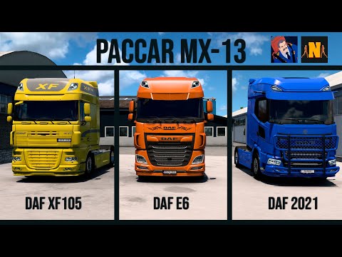 Paccar MX13 sound for DAF v3.6