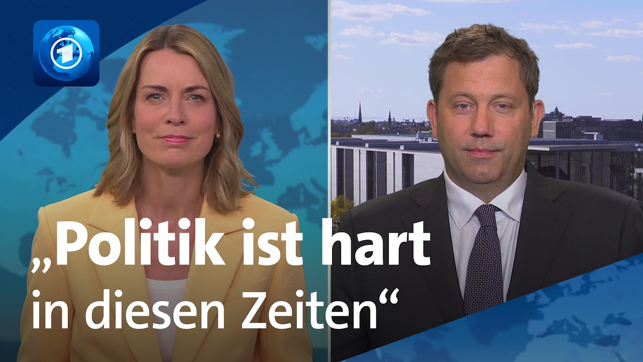 Vizekanzler Klingbeil über öffentlichen Streit und notwendige Reformen | tagesthemen-interview