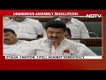 In TN Assembly, A Challenge To Delimitation, One Nation One Poll - 02:05 min - News - Video