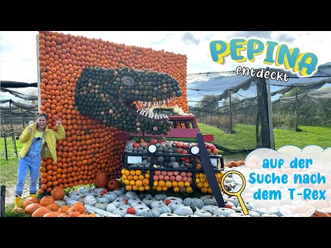 🦖 WO sind T-REX und SUPERMAN? 🎃🔍 Pepina entdeckt Kürbisfiguren auf dem Bächlihof