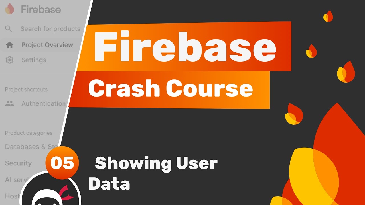 Firebase Crash Course (auth & Firestore) #5 - Outputting User Details
