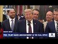 LIVE: President Trump makes announcement in the Oval Office  - 00:00 min - News - Video