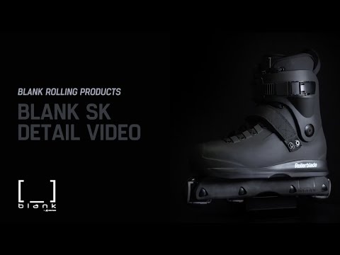 Video ROLLERBLADE Roller freeskate BLANK SK Black