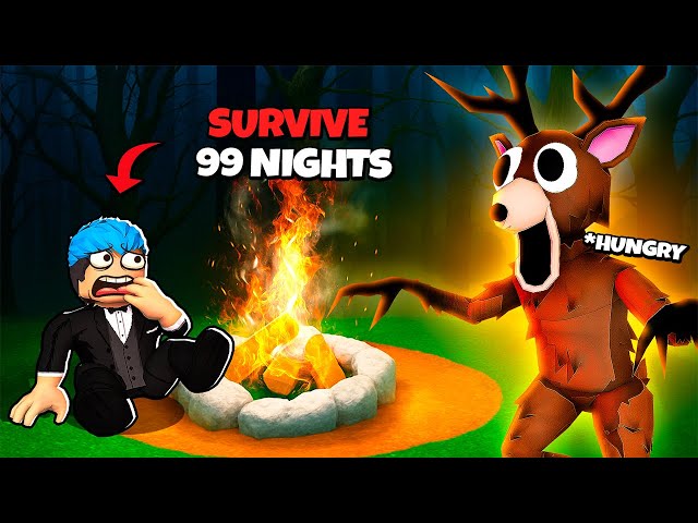 I SURVIVE 99 NIGHTS in the FOREST | Roblox | MAY GUMAGALANG SKINWALKER!