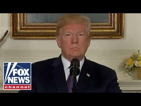 President Trump announces US strikes on Syria