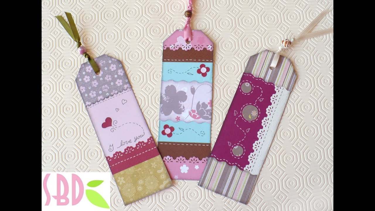 Scrapbooking Tutorial Segnalibro Fantasia Fanciful Bookmark Youtube