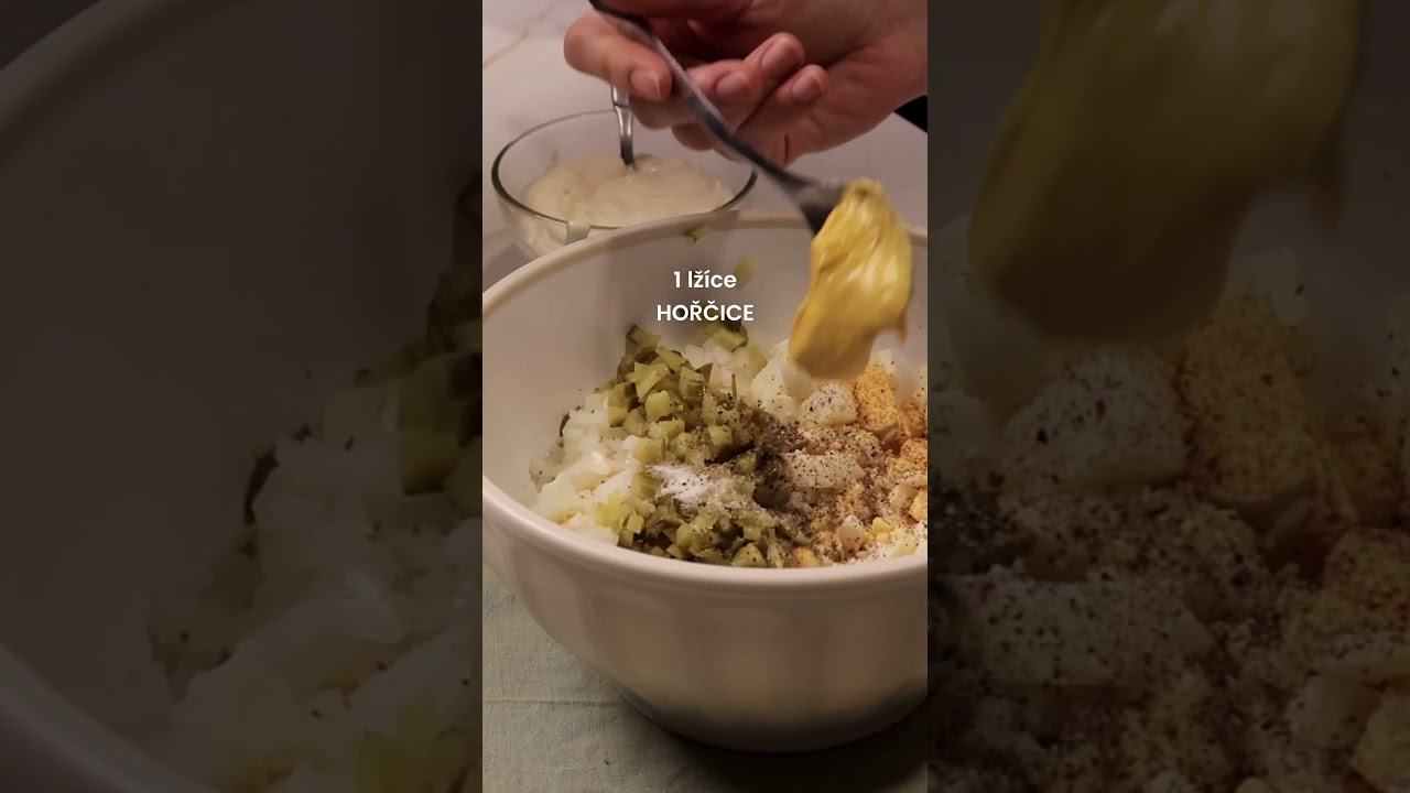 Jednoduchý vajíčkový salát: lehce pikantní, skvělý jako vydatná snídaně či svačinka #toprecepty