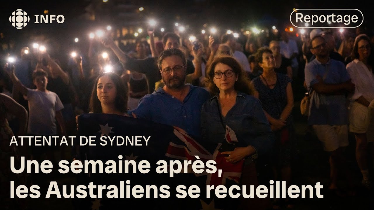 Hommage aux victimes de l’attentat sur la plage de Bondi