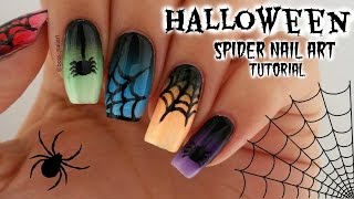 Easy Diy Sugar Spun Spider Web Nail Art Tutorial Youtube