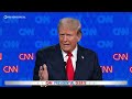 WATCH: Trump and Biden on drugs at the southern border | CNN Presidential Debate - 02:18 min - News - Video