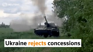 Ukraine rejects concessions as Russia attacks Donbas