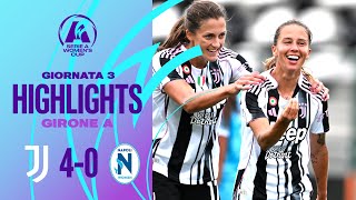 Juventus-Napoli W. 4-0 | Doppietta di Pinto nel poker bianconero | #SerieAWomenscup