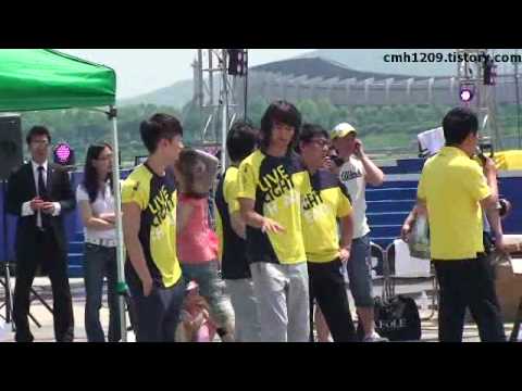 minho & eunhyuk dance without u @dream team recording 100602