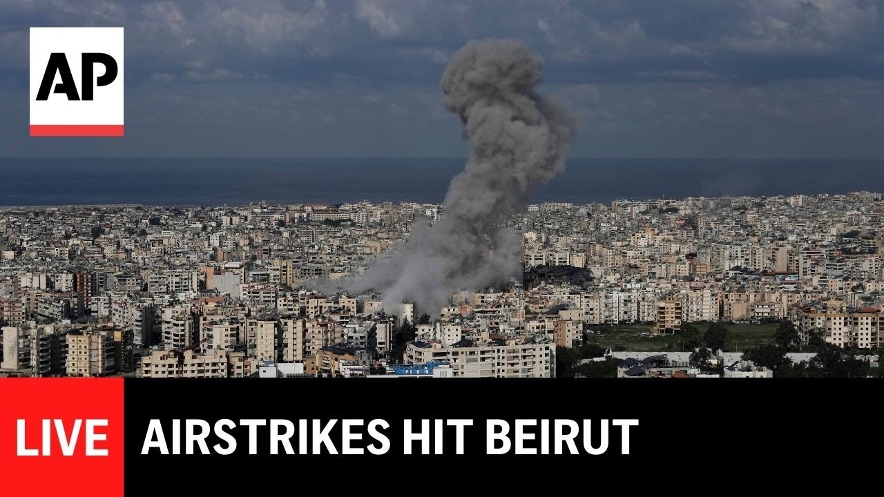LIVE: Beirut skyline as Israel launches new airstrikes in Lebanon's capital