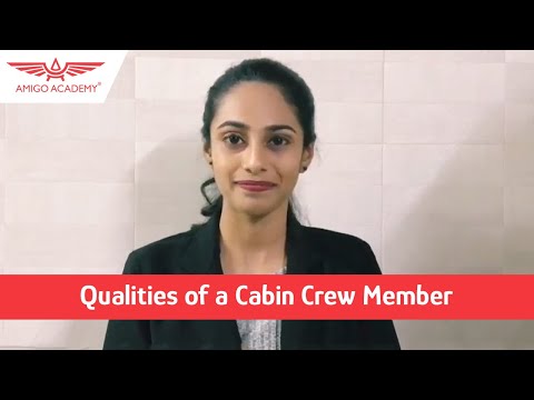 Qualities of Cabin Crew Member | Air Hostess | Flight Attendant - Amigo Academy