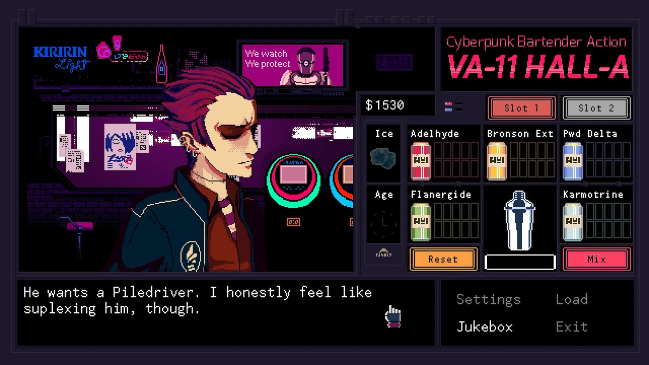 Va 11 hall a cyberpunk bartender action gog фото 33