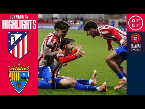 (RESUMEN Y GOLES) Atlético Madrileño 3-0 CD Teruel / J14 - 1ª RFEF - G2 / Fuente: YouTube Real Federación Española de Fútbol