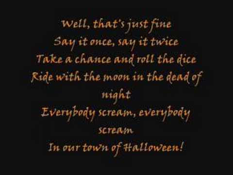 Marilyn Manson - This is Halloween lyrics - YouTube