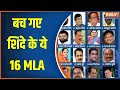 Shivsena MLA Disqualification: कौन है शिंदे गुट के 16 विधायक जिन पर आज स्पीकर ने सुनाया फैसला ?