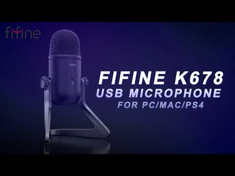 video FIFINE K678 USB Microphone