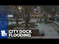 Water rising at Annapolis City Dock