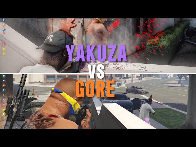 TIROTEO YAKUZA vs GORE | ARM4S LARGAS | DOVUX LIFE